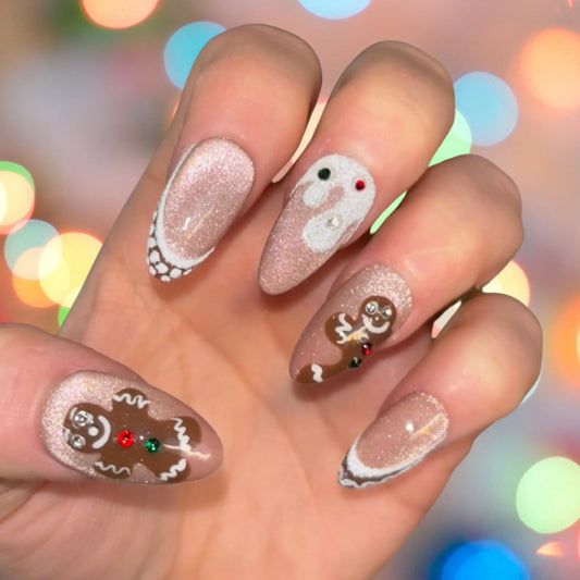"Ginger Snapped" Press-On Nail Set NailDaVinci