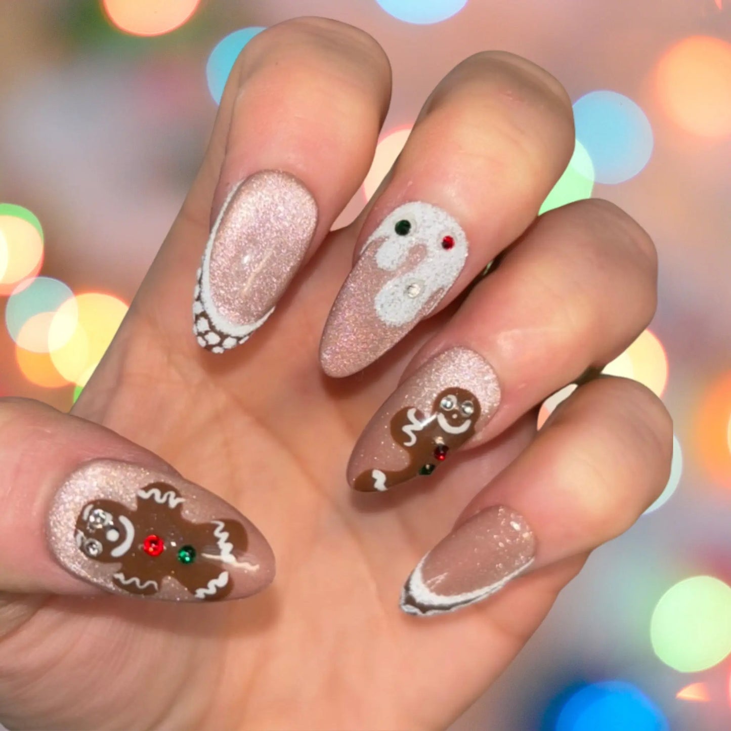 "Ginger Snapped" Press-On Nail Set NailDaVinci