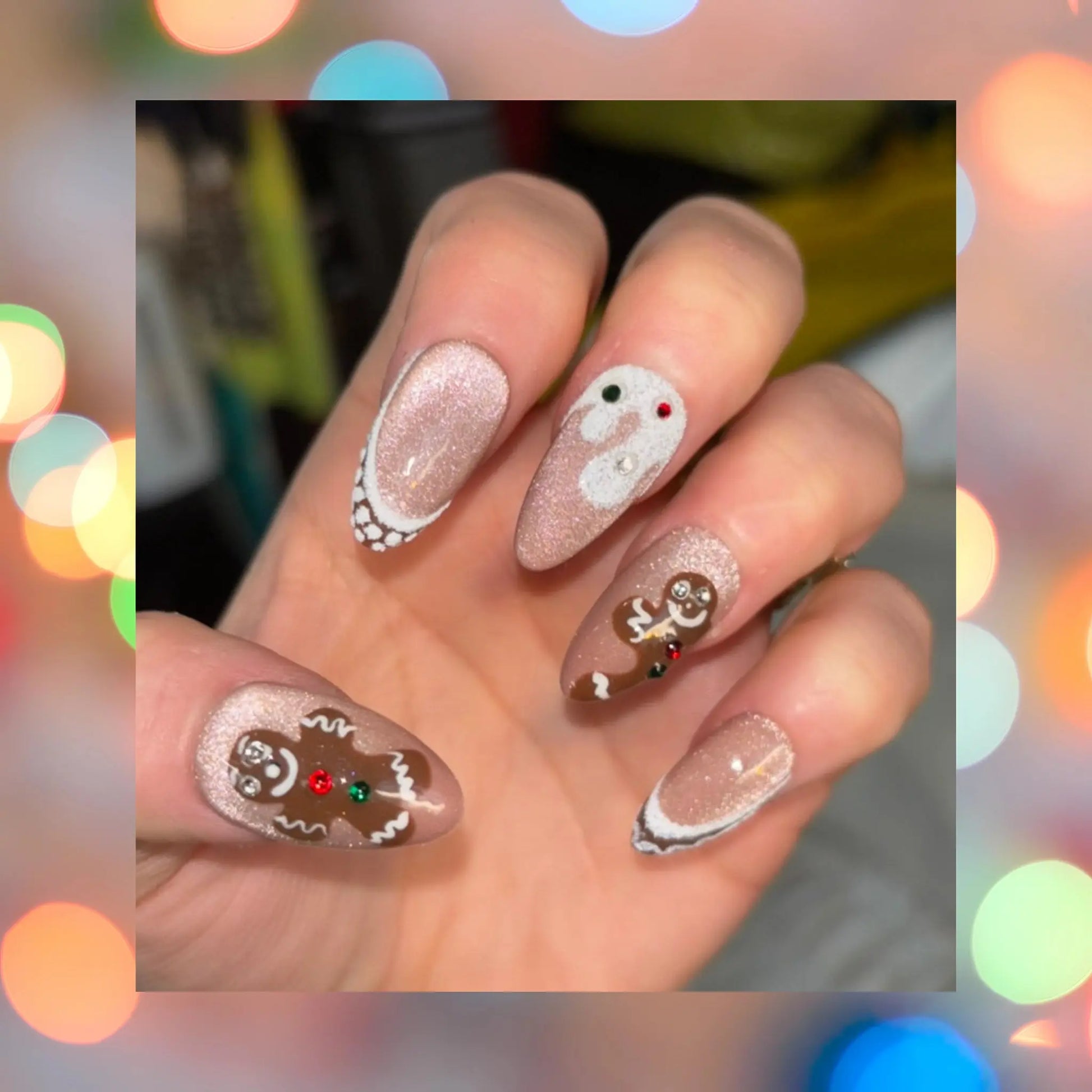 "Ginger Snapped" Press-On Nail Set NailDaVinci